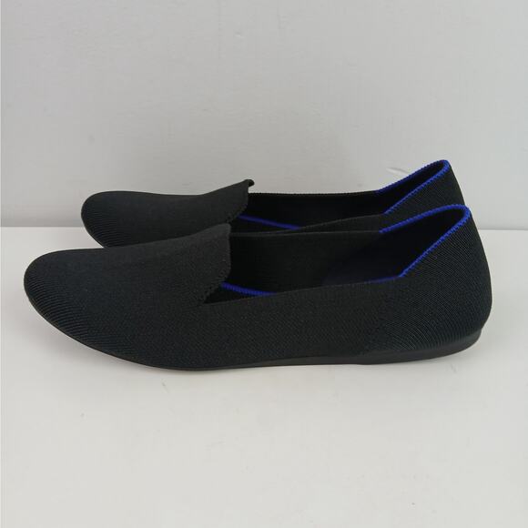 Rothy's Women's SZ 9.5 The Almond Loafer In Black Runs 1/2 Size Large - Picture 5 of 10